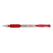 三菱铅笔 三菱极细防水双珠啫哩笔量贩 (红) 0.38mm 10支/盒  UM-151