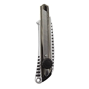 一高 大号美工刀-铝合金、钢套刀槽、扭锁、带拆刀器  576008
