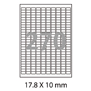 普林泰科 Printec打印标签 地址标签 (白) 17.8mm*10mm  A2700-20