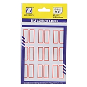 卓联 手写标签 (红框) 12张/包  ZL-22