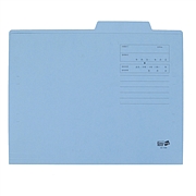 易优百 文件整理夹量贩 (蓝) 30个/包 A4  EB-F40B