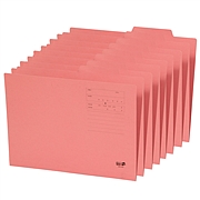 易优百 文件整理夹量贩 (粉红) 30个/包 A4  EB-F40P