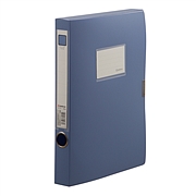 齐心 粘扣式档案盒 (蓝) A4 1.5寸  HC-35-X
