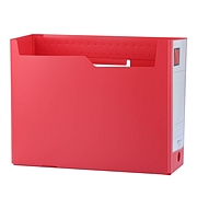 锦宫 PP文件整理盒 (红) A4-E 100mm  4633N