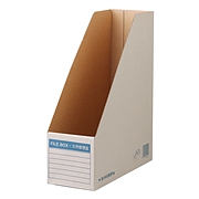 东迅 竖式瓦楞纸质文件盒 (灰) A4竖式  DX-FB450