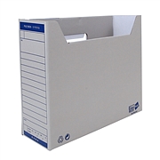 易优百 纸制文件整理盒量贩 (灰) 5个/包 A4  EB-FB400M