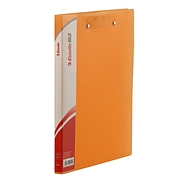 易达 舒适型双强力文件夹透明橙 (透明橙) A4 背宽18㎜  88114