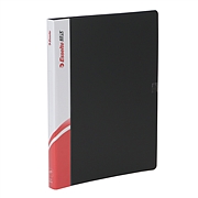 易达 舒适型单强力文件夹黑 (黑) A4 背宽18㎜  88017