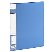 齐心 PP文件夹 (蓝) A4 单强力夹  A602-X