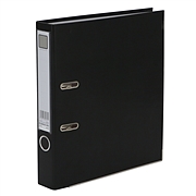齐心 半包胶文件夹A4/2寸黑 (黑) A4 2寸（55㎜300张）  A205A(BJ-A205N)