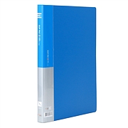 益而高 经济型文件夹 (蓝) A4 单强力夹＋插袋  9117HA/2