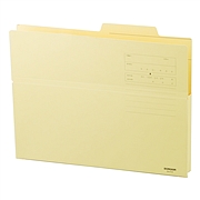 东迅 纸质文件票据夹 (黄) A4  DX-F20