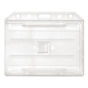 贝迪 彩色硬胶双面多卡证件卡套 (透明) 横式 5个/包  1840-3050