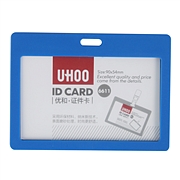 优和 PP证件卡 (蓝) 横式 6个/盒  6611