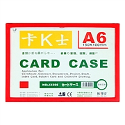 装得快 磁性硬质卡片袋 (混色) A6  JX-506