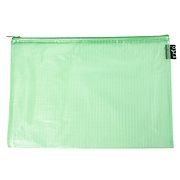 一高 PVC拉链袋 -B5 网格面 (白色/粉色/黄色/绿色)  34B518