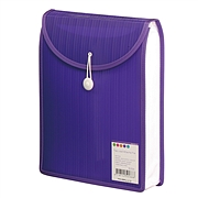 富美高 彩色条码系列直立书包伴侣(携带包) (紫) A4  50266