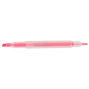 白金 双头荧光笔 (粉红色) 1.0mm/3.0mm  CSD-120