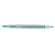 白金 双头荧光笔 (绿色) 1.0mm/3.0mm  CSD-120