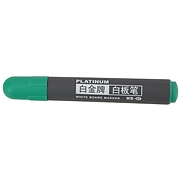 白金 塑壳白板笔量贩 (绿色) 10支/盒2.0mm  WB-45
