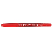 斑马 双头小唛奇笔 (红色) 0.5mm/1.2mm  MO-120-MC