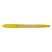 斑马 双头小唛奇笔 (黄色) 0.5mm/1.2mm  MO-120-MC