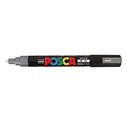 三菱铅笔 三菱POSCA水性广告笔 (银)  PC-5M