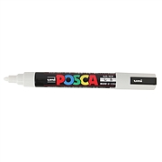 三菱铅笔 三菱POSCA水性广告笔 (白)  PC-5M