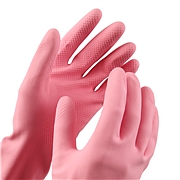 妙洁 绒里加长型手套 (粉红) 中号  MGAM-B