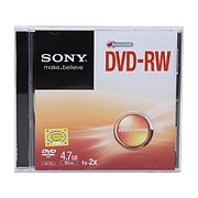 索尼 DVD-RW2X刻录盘 1P装  DMW47S2