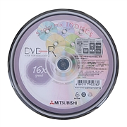 三菱 DVD-R16X刻录盘 彩色樱花10P装  CDHR47C10T16
