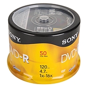 索尼 DVD-R16X刻录盘 50P装  50DMR47