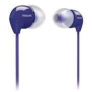 飞利浦 入耳式耳塞 (紫) 色彩丰富 时尚设计  SHE3590PP