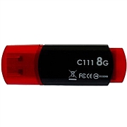 十铨 USB2.0 U盘 (红) 8GB  C111