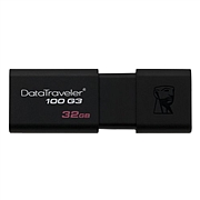 金士顿 U盘(USB3.0) (黑) 32G  DT100G3