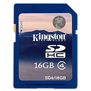 金士顿 SDHC存储卡 (蓝) (Class4) 16G