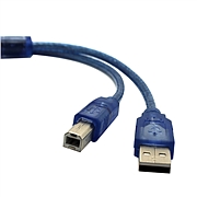 创乘 USB打印线 (透明蓝) 3m  CC030