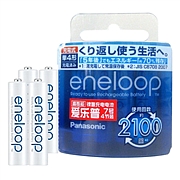 松下 爱乐普eneloop7号高性能充电电池 4粒装  BK-4MCCA/4C
