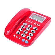 中诺 免电池来电显示电话机 (红)  2024